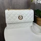 Міні сумочка через плече клатч стиль Chanel жіноча модна сумка Шанель стьобана міні-сумочка Store Білий - зображення 5