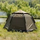 Палатка кемпинговая туристическая UFT Camping трехместная, автоматическая с тентом 240x210x130 см (LU-020) - изображение 2