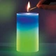Магическая свеча из воска и подсветкой Свечка Candled Madic хамелион - изображение 3