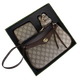 Сумка женская Gucci комплект коричневая (009) - изображение 1