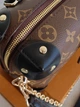 Сумка женская Louis Vuitton Petite Malle Souple Monogram коричневая (011) - изображение 8