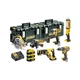 Набор электроинструментов DeWALT 6 од., 3*5Ah, 2 кейси TOUGH SYSTEM (DCK623P3) DeWALT DCK623P3 989558 - изображение 2