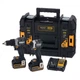 Набір електроіструментів DeWALT McLaren F1, 18V XR Li-lon, 2шт. кейс, 2 АКБ, ЗП (DCK200MM2T) DeWALT DCK200MM2T 989626 - зображення 1