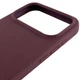 Чохол Silicone Premium case з захистом камери для iPhone 17 Pro Full Camera Protective bordo 2118 - зображення 5