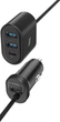 Автомобільний зарядний пристрій Hoco Z35 3 x USB-A + Type-C PD3.0 QC3.0 3A Black - изображение 1