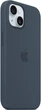 Чохол Silicone Case with MagSafe для Apple iPhone 15 (MT0N3) Storm Blue - изображение 2