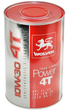 Масло для 4-х тактных двигателей WOLVER FOUR STROKE POWER 4T SAE 10W-30, 1 л, канистра жесть (смаз137) - изображение 1