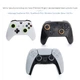 Прицільні кільця DOBE на стики (Precision Rings) для контролера DualSense консолі Sony PlayStation 5: PS5 / PS5 Slim / PS5 Pro | геймпада Wireless Controller Xbox Series X/S | DualShock PS4 / PS4 Slim / PS4 Pro | NS Pro - зображення 2