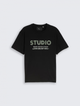 Футболка Tom Tailor Relaxed fit T-shirt with print XXL Чорний 1050315-29999 - изображение 4