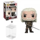 Фигурка Funko POP из игры The Witcher Ведьмак Geralt of Rivia Геральт, 10 см + защита для коробки (TW 0007) - изображение 1