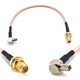Кабель антенный пигтейл TS9 - SMA female (мама) 15 см RG-316 адаптер переходник удлинитель для 4G 3G модемов - изображение 2