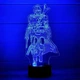 Светильник ночник декоративный ручной работы с пультом «Мандалорец Star Wars Звездные войны» 3D лампа с Led-подсветкой (7 цветов 4 режима) (3DP005) - изображение 1