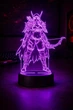 Світильник нічник декоративний ручної роботи з пультом «Drow Ranger (Traxex) Дота 2» 3D лампа з Led-підсвічуванням (7 кольорів 4 режими) (3DP054-1) - зображення 1