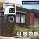 Камера відеоспостереження вулична поворотна Bestcem 8mp для дому з wi-fi та записом на карту памʼяті з нічним баченням та датчиком руху - зображення 5