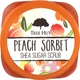 Скраб для тіла персиковий Tree Hut Shea Sugar Scrub Peach Sorbet цукрова паста для омолодження шкіри 510 г - зображення 2