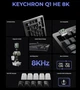 Магнитная проводная клавиатура Keychron Q1 HE 8K \ Keychron Ultra-Fast Magnetic switch \ White ANSI US - изображение 4