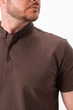 Футболка поло однотонная K.O.R 2670 Коричневый (кол.116) S - изображение 7