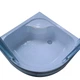Душова кабіна з високим піддоном Mixxus PLAIN SCT01-90x90x195-FB SATIN матове скло 4мм (MI6894) - изображение 11