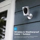 Virtavo Беспроводная внешняя камера видеонаблюдения AI Motion Detection, аккумуляторная, ночное видение, домашняя камера наблюдения Wi-Fi, совместимая с Alexa - изображение 3