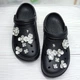 Сабо кроксы женские Dago Style 38 24.5 см чёрные 36472 - изображение 2