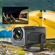 Мини проектор 4K с играми и двумя джойстиками на Android 11 проектор с WiFi и пультом ДУ (PM067) - изображение 11