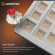 Клавіатура дротова GamePro Genesis Silverlight MK116 USB Grey - зображення 10