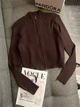 Кофта 1094м103 шоколад one size - зображення 2