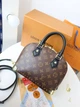 Сумка жіноча Louis Vuitton Alma Trunk BB коричнева монограм (014) - зображення 9
