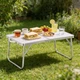 Раскладной столик для пикника Garden Line OXE3217 60x40x26,5 см туристический кемпинговый стол для сада дачи и отдыха на природе портативный и переносной для барбекю - изображение 8
