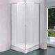 Душевая кабина с поддоном Sanymax Start-8127E 80x80 Transparent/Satin (ST80SQUARSATTR) - изображение 2