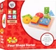 Іграшка Bigjigs Toys дерев'яний сортер форм на підставці 17 елементів 2999628 (691621530948) - зображення 1