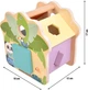 Zabawka Small Foot drewniany sorter kształtów: Domek Safari 6 elementów 5420170 (4020972127679) - obraz 5