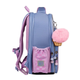 Рюкзак школьный каркасный для девочки 1-4 класс YES Pusheen Пушин Playful S-78 (Yes 559864) голубой сиреневый - изображение 4