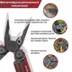 Мультитул 16-в-1 NexTool NE20286 универсальный многофункциональный складной EDC инструмент с плоскогубцами ножом пилой отвертками открывалкой ножницами напильником чехол на ремень для туризма рыбалки походов кемпинга и ремонта - изображение 6