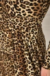 Платье женское бежевого цвета с принтом Fashion размер 42-44 (211961) - изображение 4