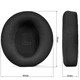 Амбушюры сетчатые тканевые для наушников Anker Soundcore Life Q30, Q35 black черные - изображение 6