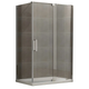 Душова кабіна без піддону KOER SR SC02-120x90x200-TR-01 прозоре скло EASY CLEAN 8мм хром (KR5354) - изображение 1