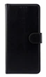 Чехол книжка Leather Flip для Huawei Y6 2019 / Y6 2019 Prime на магните с подставкой черный - изображение 1
