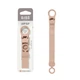 Подарунковий набір пустушки та тримач для соски BIBS Colour Pacifier & Loop Clip Gift Set Latex – Blush - изображение 3