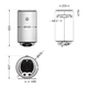 Электрический водонагреватель Thermo Alliance Spectra 80 л вертикальный, сухой керамический ТЭН 2,0 кВт - изображение 2