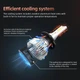 Лампи LED H7, CSP chips 300W/30000LM/6000K/9-24V/White - зображення 2