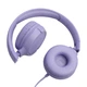 Дротові накладні навушники JBL Tune 520C, Type-C, 1.2m (JBLT520CPUR) Purple, UA UCRF - зображення 5