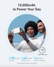 Повербанк Anker MagGo A1664 10000 mAh Qi2 30W, магнитный Power Bank с USB-C PD для iPhone (MagSafe) и Android White - изображение 5