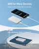 Повербанк Anker MagGo A1664 10000 mAh Qi2 30W, магнитный Power Bank с USB-C PD для iPhone (MagSafe) и Android White - изображение 6