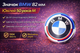 Емблема BMW 82 мм 50 Years Edition на капот або багажник — ювілейний значок - зображення 1