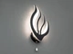 Світлодіодне бра 17 Вт чорний з ланцюжком для спальні 2527/1BK - зображення 2
