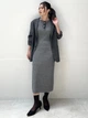 Пиджак классический удлиненный женский Uniqlo 933141672 XL Серый (1159856484) - изображение 3