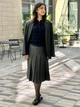 Пиджак классический удлиненный женский Uniqlo 933141672 XL Серый (1159856484) - изображение 6