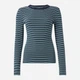 Лонгслив длинный женский GAP 619753379 L Синий/Зеленый (1159857935) - изображение 7