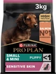 Сухой корм для щенков мелких пород с чувствительной кожей Purina Pro Plan Small&Mini Puppy <1 Sensitive Skin с лососем 3 кг (7613035123809) - изображение 1